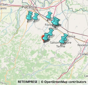 Mappa Via Gabriele d'Annunzio, 29018 Lugagnano Val D'arda PC, Italia (11.55333)