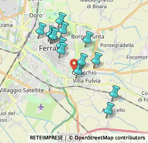 Mappa Viale Alfonso I D'Este, 44123 Ferrara FE, Italia (1.7)