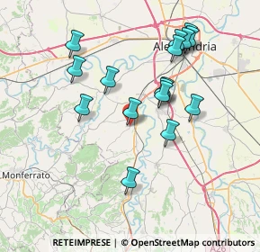 Mappa Via Piave, 15010 Frascaro AL, Italia (7.17125)