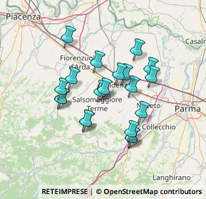 Mappa Via Parma, 43039 Salsomaggiore Terme PR, Italia (11.679)