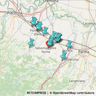 Mappa Via Parma, 43039 Salsomaggiore Terme PR, Italia (9.95765)