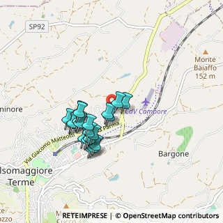 Mappa Via Parma, 43039 Salsomaggiore Terme PR, Italia (0.74)