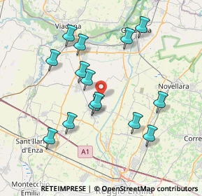 Mappa 42024 Castelnovo di Sotto RE, Italia (7.46571)