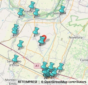 Mappa 42024 Castelnovo di Sotto RE, Italia (10.4375)