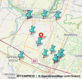 Mappa 42024 Castelnovo di Sotto RE, Italia (8.42231)