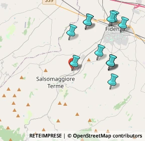 Mappa Via Campore, 43039 Salsomaggiore Terme PR, Italia (4.225)