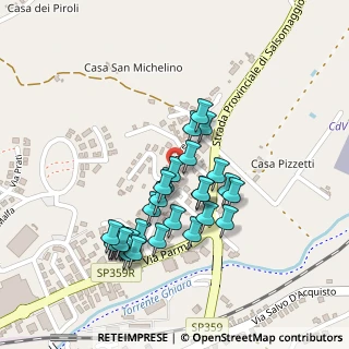 Mappa Via Campore, 43039 Salsomaggiore Terme PR, Italia (0.2)