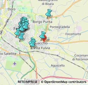 Mappa Via Svizzera, 44123 Ferrara FE, Italia (2.0855)