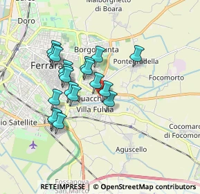 Mappa Via Svizzera, 44123 Ferrara FE, Italia (1.51737)