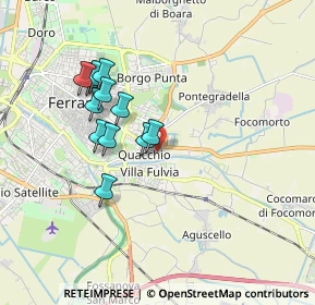 Mappa Via Svizzera, 44123 Ferrara FE, Italia (1.61417)