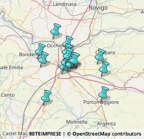 Mappa Via Svizzera, 44123 Ferrara FE, Italia (9.20867)