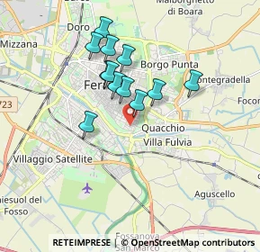 Mappa Via Cantarana, 44121 Ferrara FE, Italia (1.45)