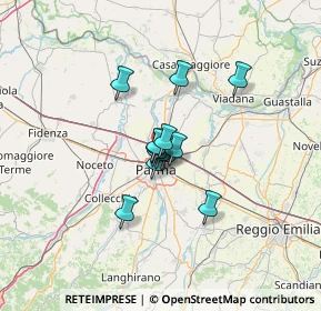 Mappa Piazza Grazia Deledda, 43122 Parma PR, Italia (7.65692)