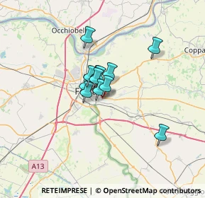 Mappa Via Bulgaria, 44123 Ferrara FE, Italia (3.9675)