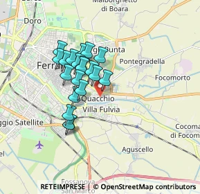 Mappa Via Bulgaria, 44123 Ferrara FE, Italia (1.35)