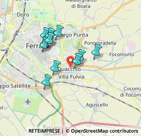 Mappa Via Bulgaria, 44123 Ferrara FE, Italia (1.48)