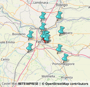 Mappa Via Bulgaria, 44123 Ferrara FE, Italia (9.5925)