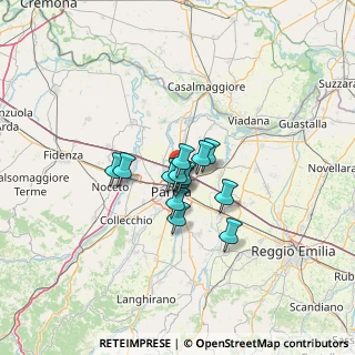 Mappa Via Leonardo SciasciaClaim Issue, 43122 Parma PR, Italia (7.43308)