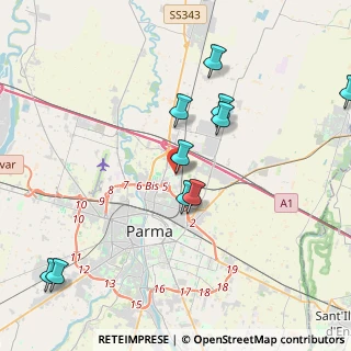 Mappa Via Leonardo SciasciaClaim Issue, 43122 Parma PR, Italia (4.73364)
