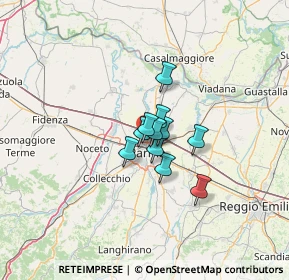 Mappa Moletolo, 43122 Parma PR, Italia (6.72909)