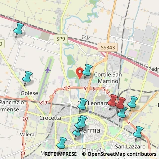 Mappa Moletolo, 43122 Parma PR, Italia (2.97462)