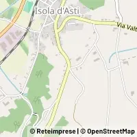 Map Isola d'Asti