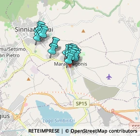 Mappa Via dei Mille, 09040 Maracalagonis CA, Italia (1.2055)