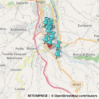 Mappa Via Lungo Busento Oberdan, 87100 Cosenza CS, Italia (1.33909)