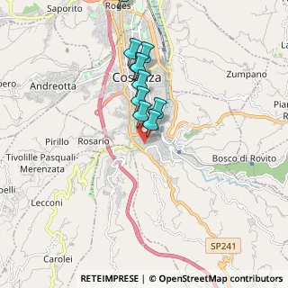 Mappa Via Lungo Busento Oberdan, 87100 Cosenza CS, Italia (2.03636)