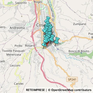 Mappa Via Lungo Busento Oberdan, 87100 Cosenza CS, Italia (0.87105)