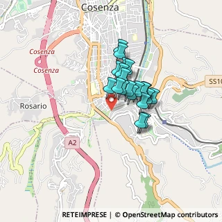Mappa Via Lungo Busento Oberdan, 87100 Cosenza CS, Italia (0.604)