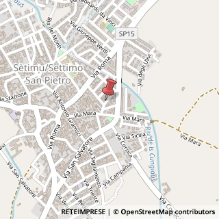 Mappa Via N. Paganini, 1, 09040 Settimo San Pietro, Cagliari (Sardegna)