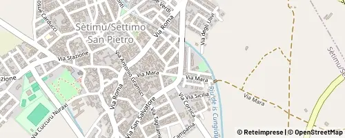 Mappa Settimo San Pietro
