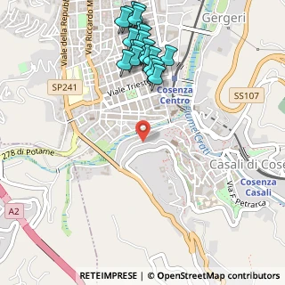 Mappa Via Giuseppe Garibaldi, 87100 Cosenza CS, Italia (0.686)