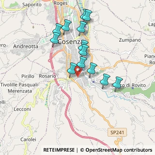 Mappa Via Giuseppe Garibaldi, 87100 Cosenza CS, Italia (1.91846)