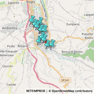 Mappa Via dei Tribunali, 87100 Cosenza CS, Italia (1.4)