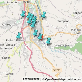 Mappa Via dei Tribunali, 87100 Cosenza CS, Italia (1.92385)