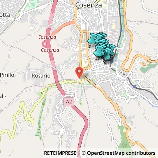 Mappa Via Francesco Corsonello, 87100 Cosenza CS, Italia (0.934)