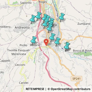 Mappa Via Francesco Corsonello, 87100 Cosenza CS, Italia (1.91643)