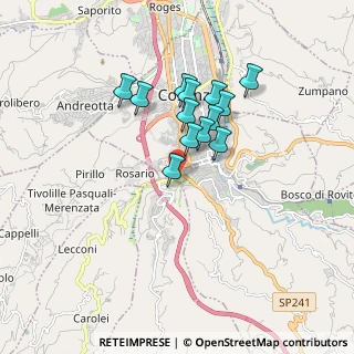 Mappa Via Francesco Corsonello, 87100 Cosenza CS, Italia (1.50154)