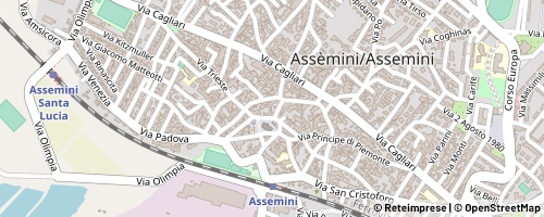 Mappa Assemini