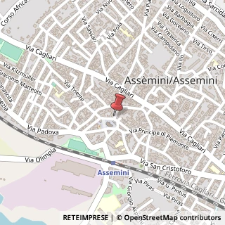 Mappa Via Guglielmo Oberdan, 5a, 09032 Assemini, Cagliari (Sardegna)