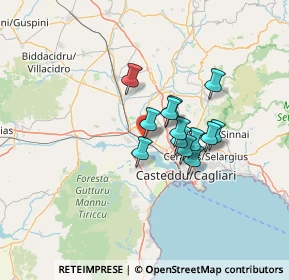 Mappa Via Guglielmo Oberdan, 09032 Assemini CA, Italia (9.94385)