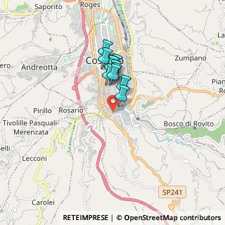 Mappa Via Grotte San Francesco D'Assisi, 87100 Cosenza CS, Italia (1.29909)