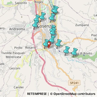 Mappa Via Grotte San Francesco D'Assisi, 87100 Cosenza CS, Italia (1.93)
