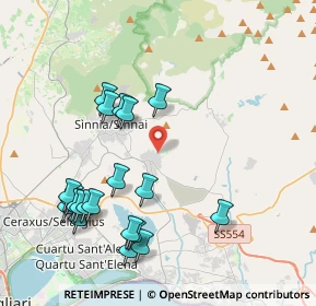 Mappa Via Fermi, 09040 Maracalagonis CA, Italia (4.8745)