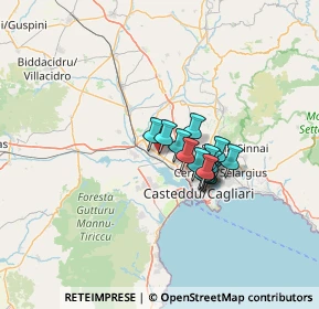 Mappa Via Madrid, 09032 Assemini CA, Italia (8.88143)