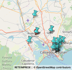 Mappa Via Madrid, 09032 Assemini CA, Italia (9.602)