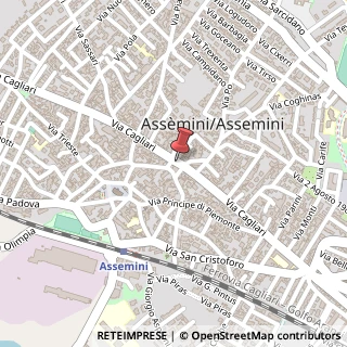 Mappa Via Cagliari, 97, 09032 Assemini, Cagliari (Sardegna)