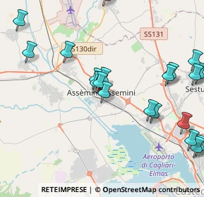 Mappa Via Loru, 09032 Assemini CA, Italia (5.4695)